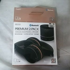 Premium 2 pack wirless headphone speaker bluetooth